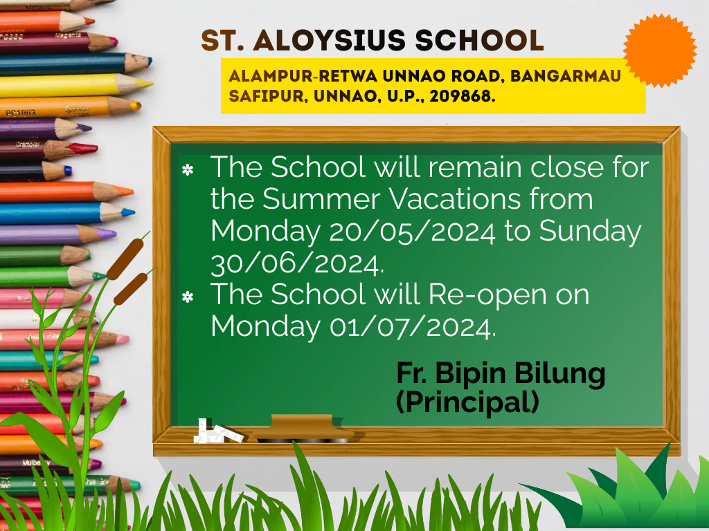 St Aloysius School Notice